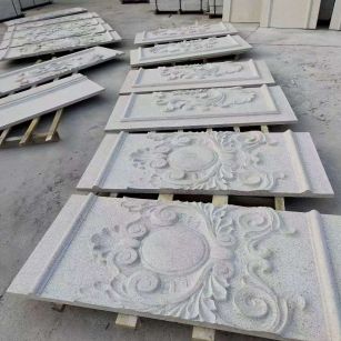 运城 芝麻白干挂雕花板