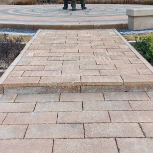 运城仿古石铺装效果