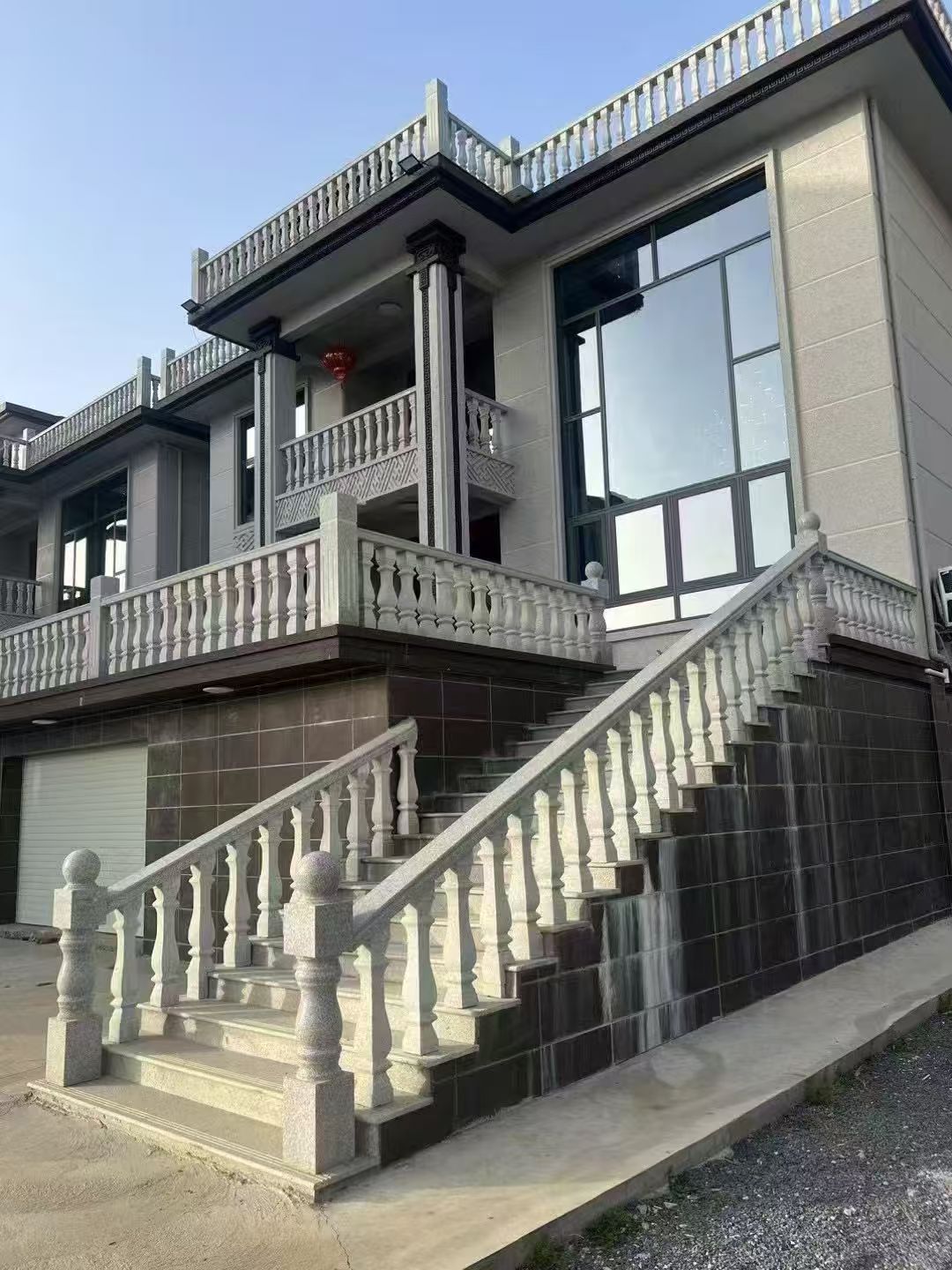 运城 芝麻白别墅阳台栏杆，楼梯栏杆