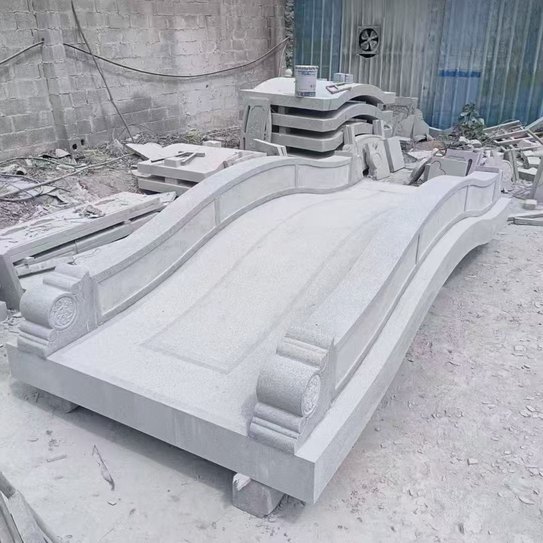 运城 芝麻灰花岗岩园林景观 小石桥