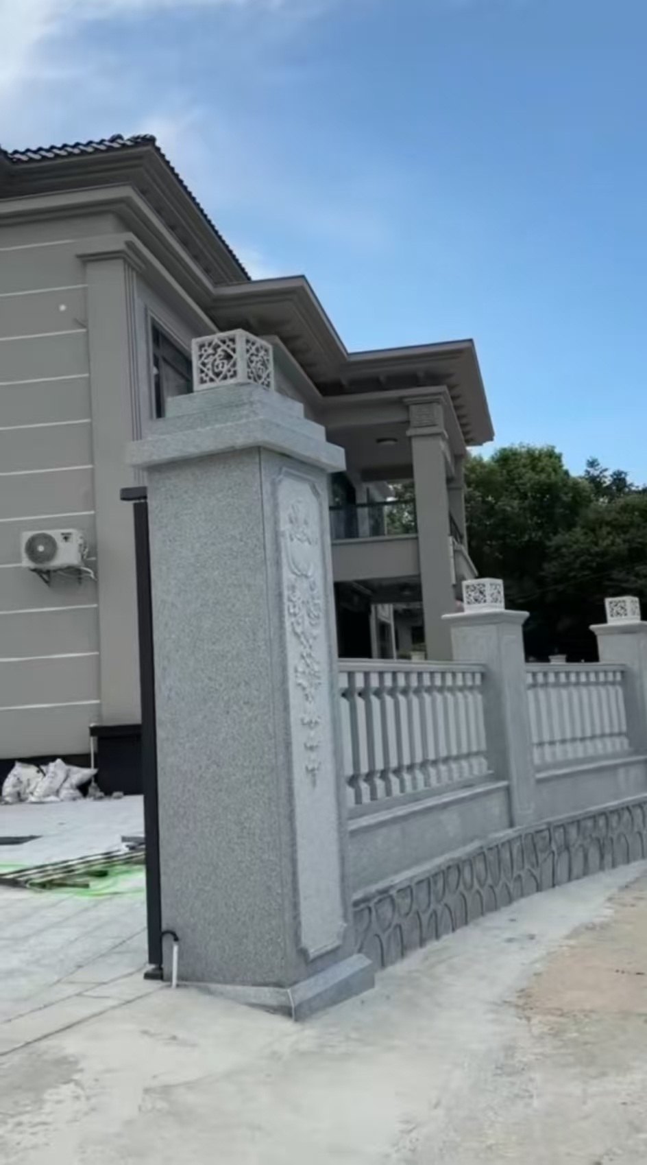 运城 芝麻白别墅围墙栏杆，私人订制