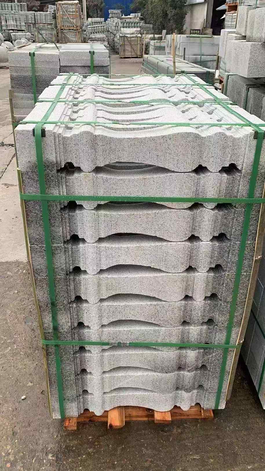 运城 芝麻白方形拉丝面，栏杆花瓶柱