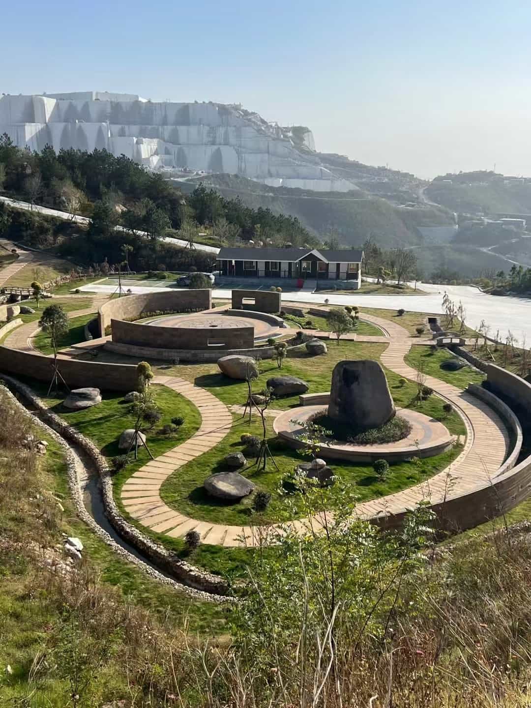运城仿古石铺装整体效果