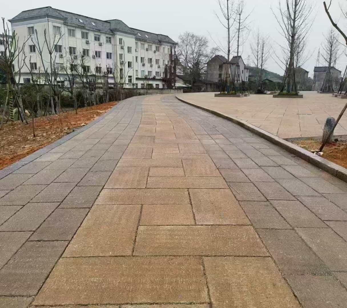 运城仿古石铺装效果