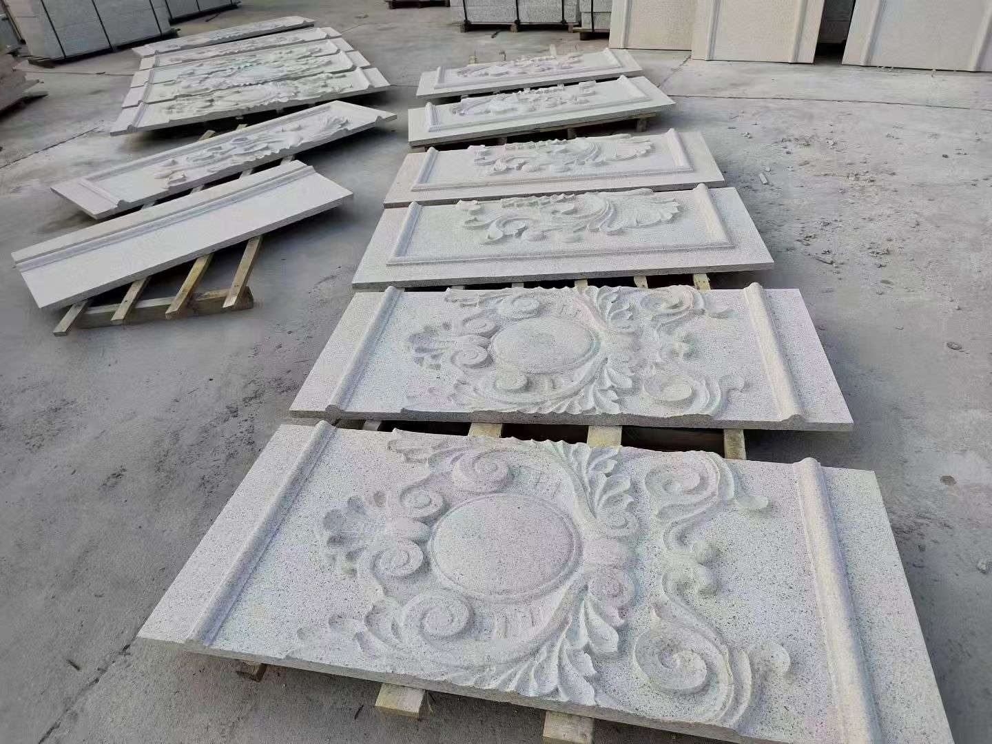 运城 芝麻白干挂雕花板