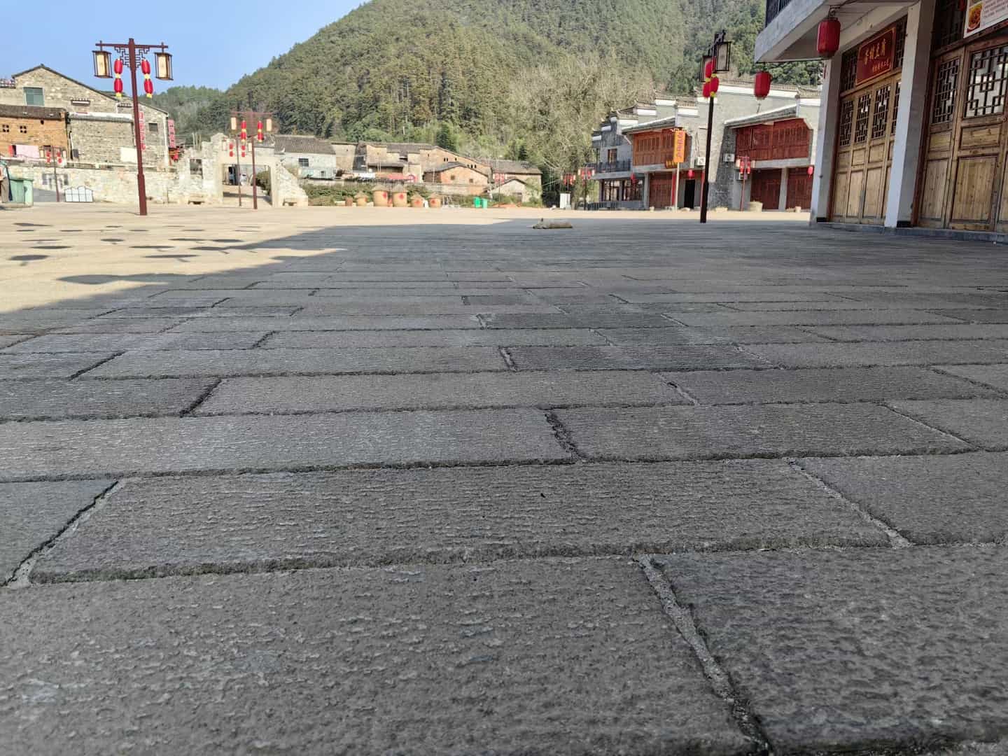 运城仿古石铺装效果