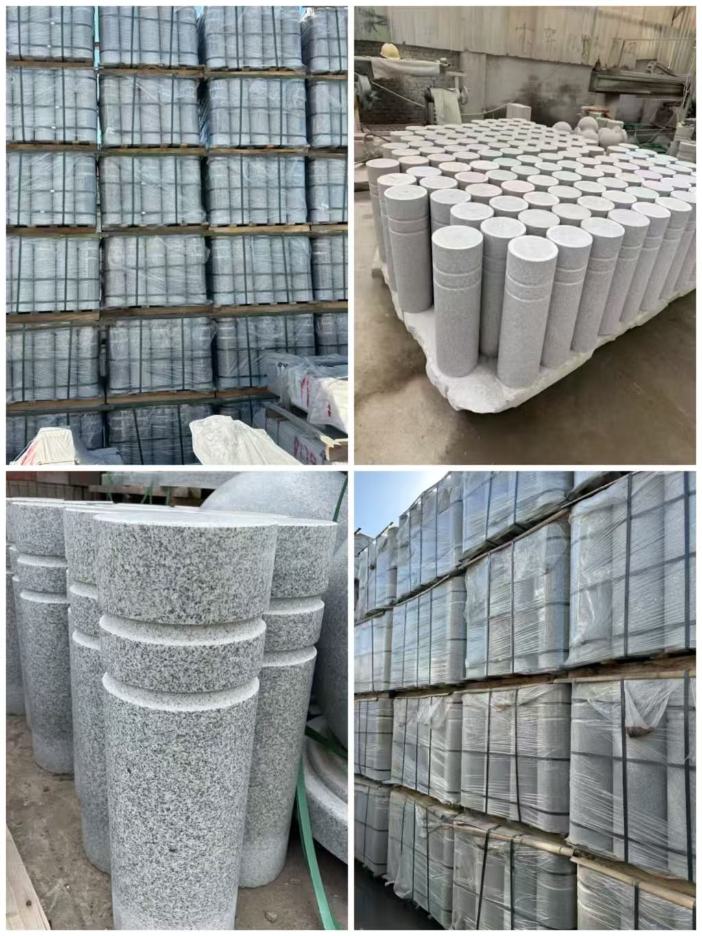 运城 芝麻白花岗岩挡车柱、隔离柱多少钱