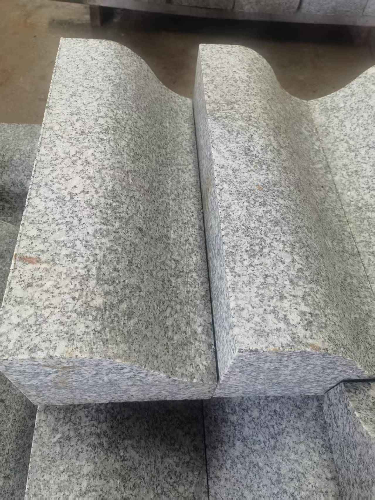 运城芙蓉白S型拉丝面路沿石