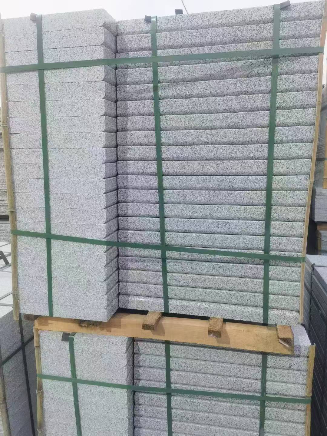 运城 5公分芝麻白，倒斜角，室外楼梯踏步