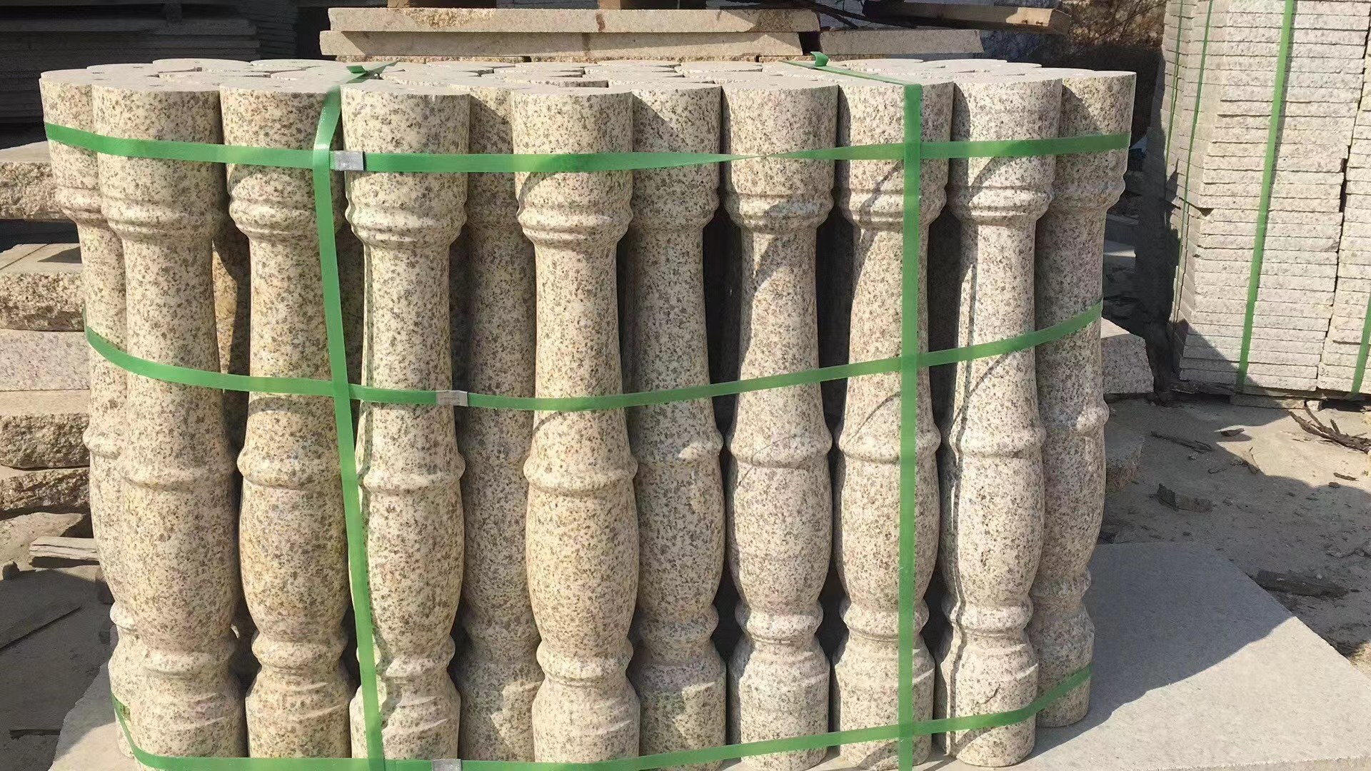 运城黄金麻石栏杆扶手